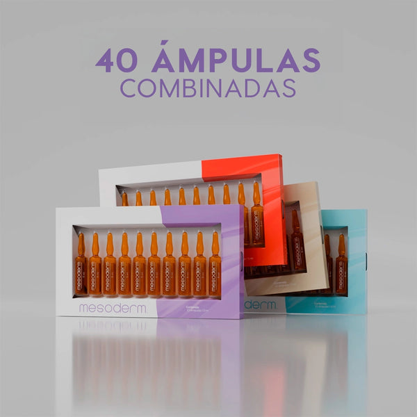 40 Ámpulas Combinadas Mesoderm