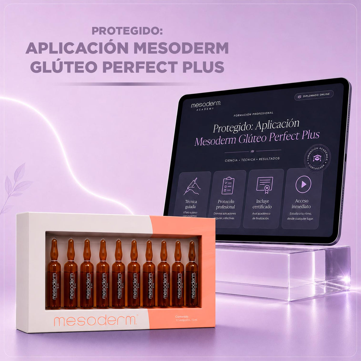 Aplicación Mesoderm Glúteo Perfect Plus