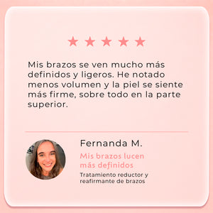 TRATAMIENTO FORMULADO PARA REDUCIR BRAZOS